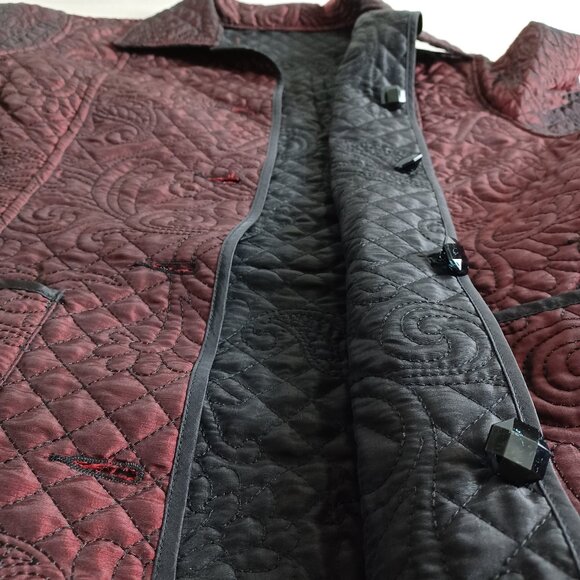 Reversible Pattern Quilted Jacket - Picture 6 of 15